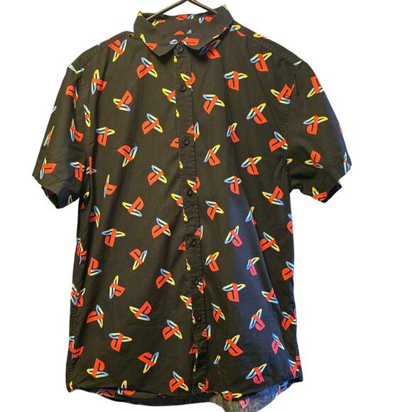 Playstation Button Down Shirt - Gamer Style - Picture 1 of 4